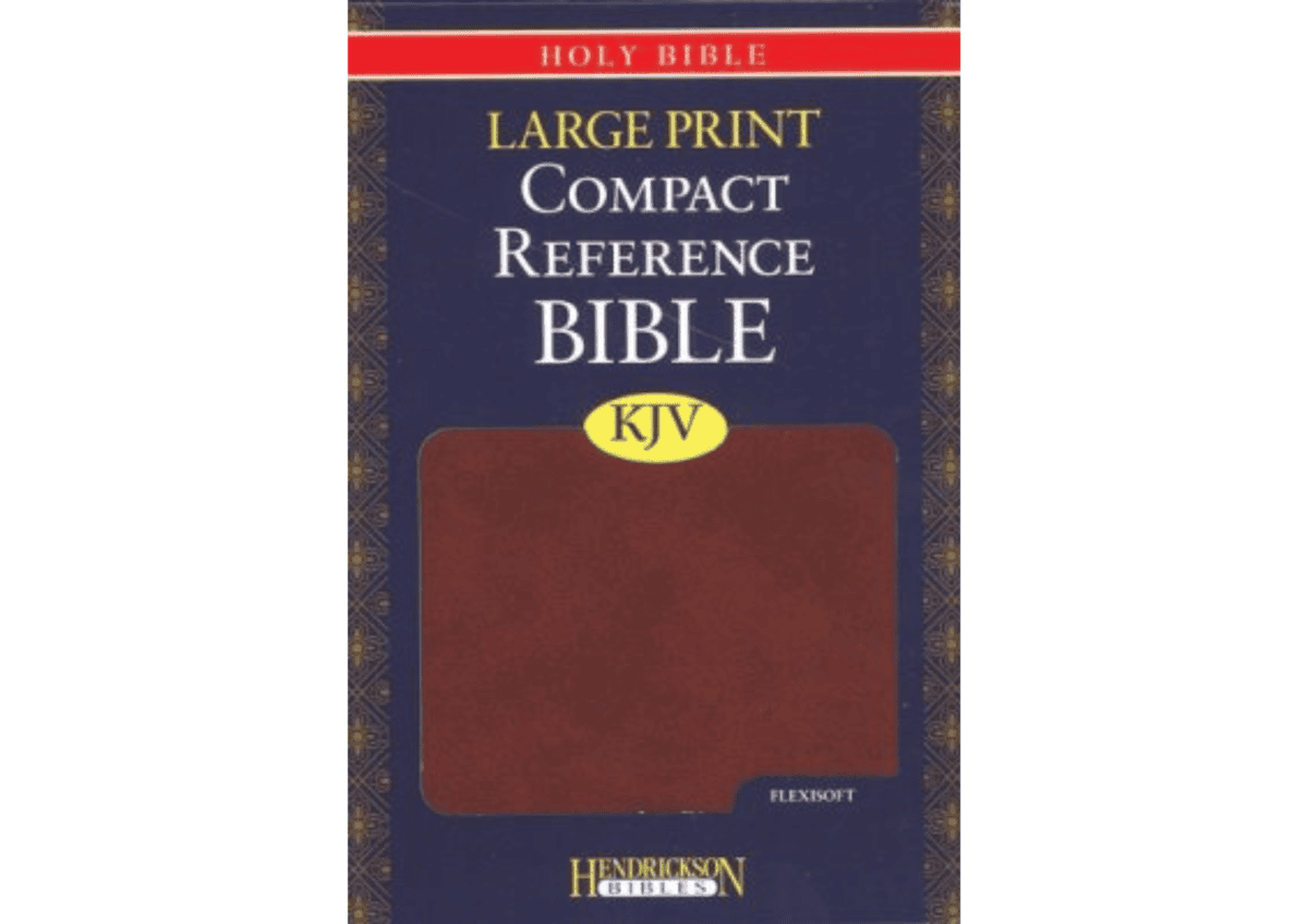 burgundy large print bible